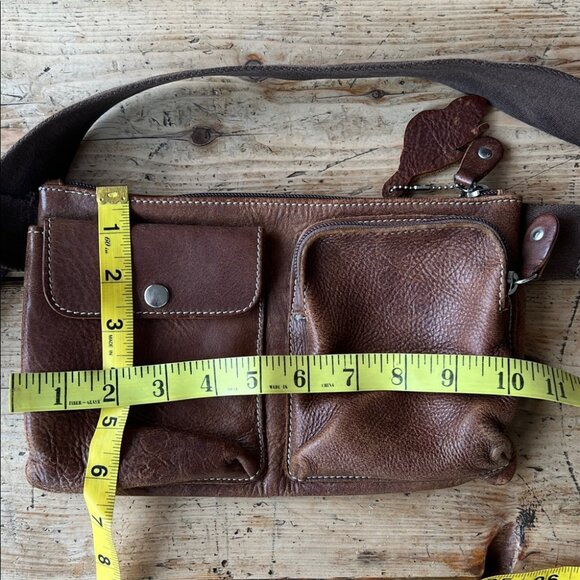 Vintage Roots Canada Unisex Genuine Leather Fanny Pack Belt Bag. - Picture 3 of 6